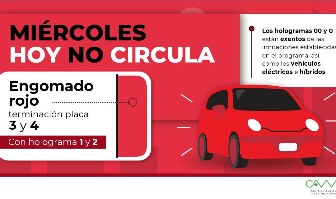 Quiénes No Circulan Hoy Miércoles
