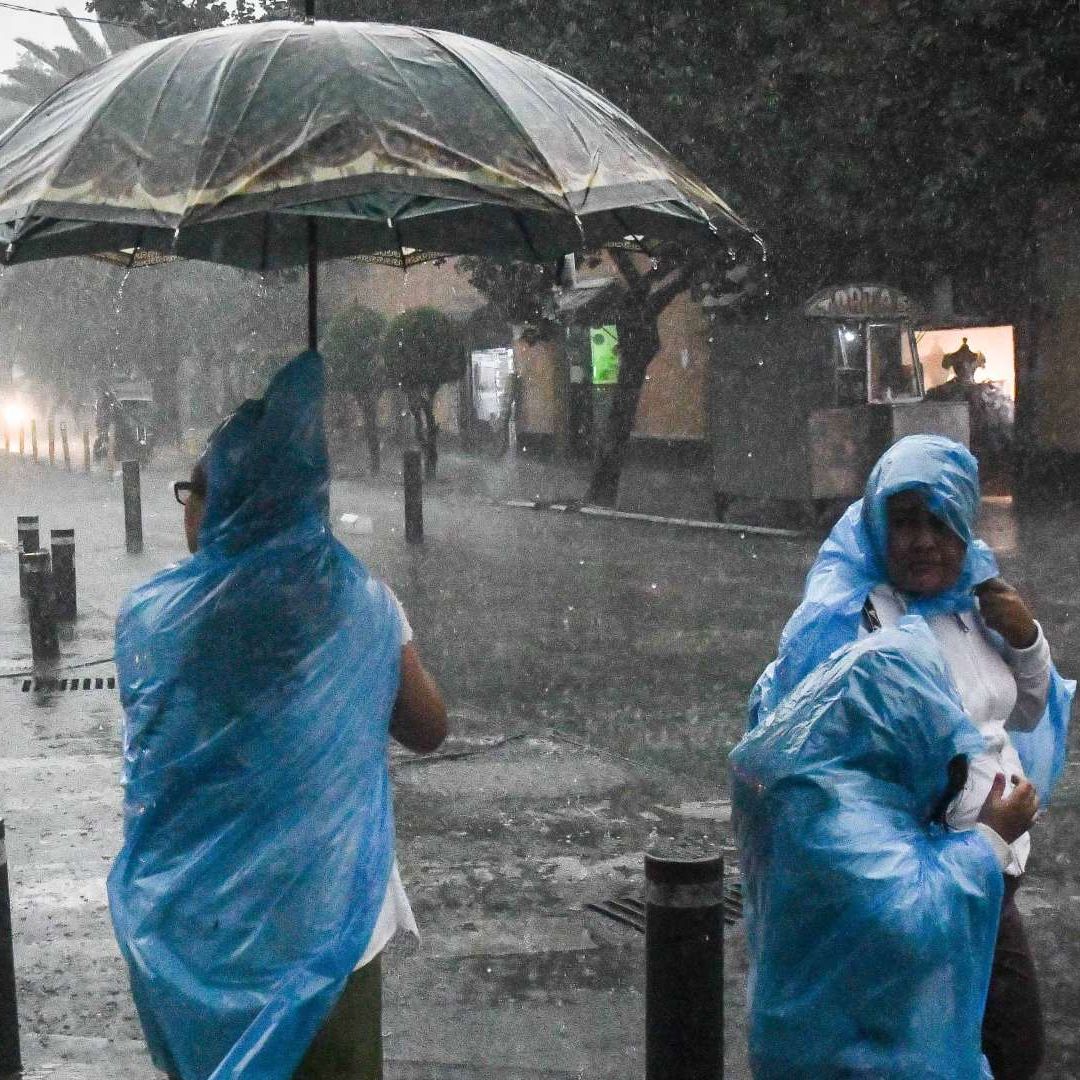 Lluvias en la Ciudad de México el 12 de mayo 2026.