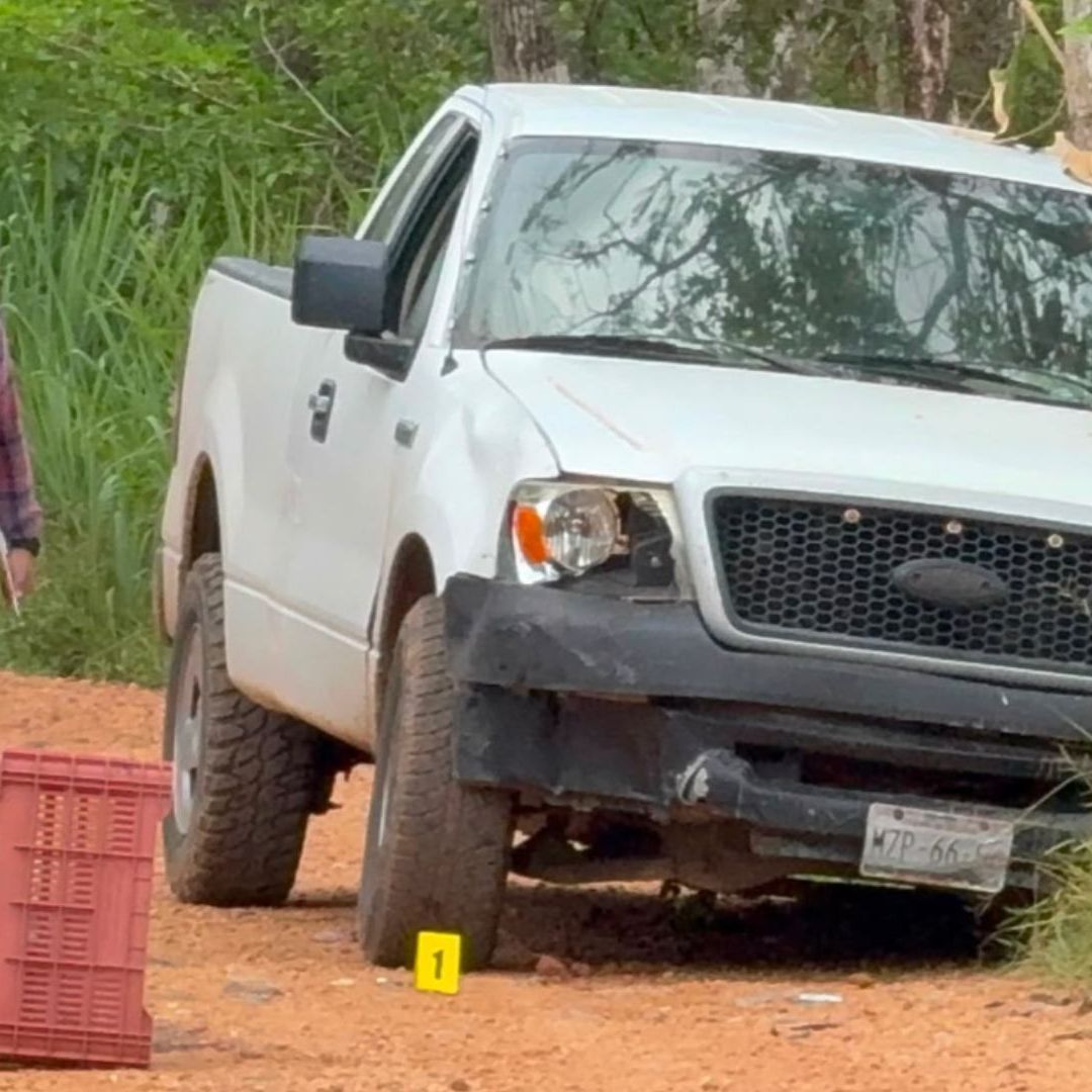 camioneta choco de frente contra camioneta en Soconusco, Veracruz