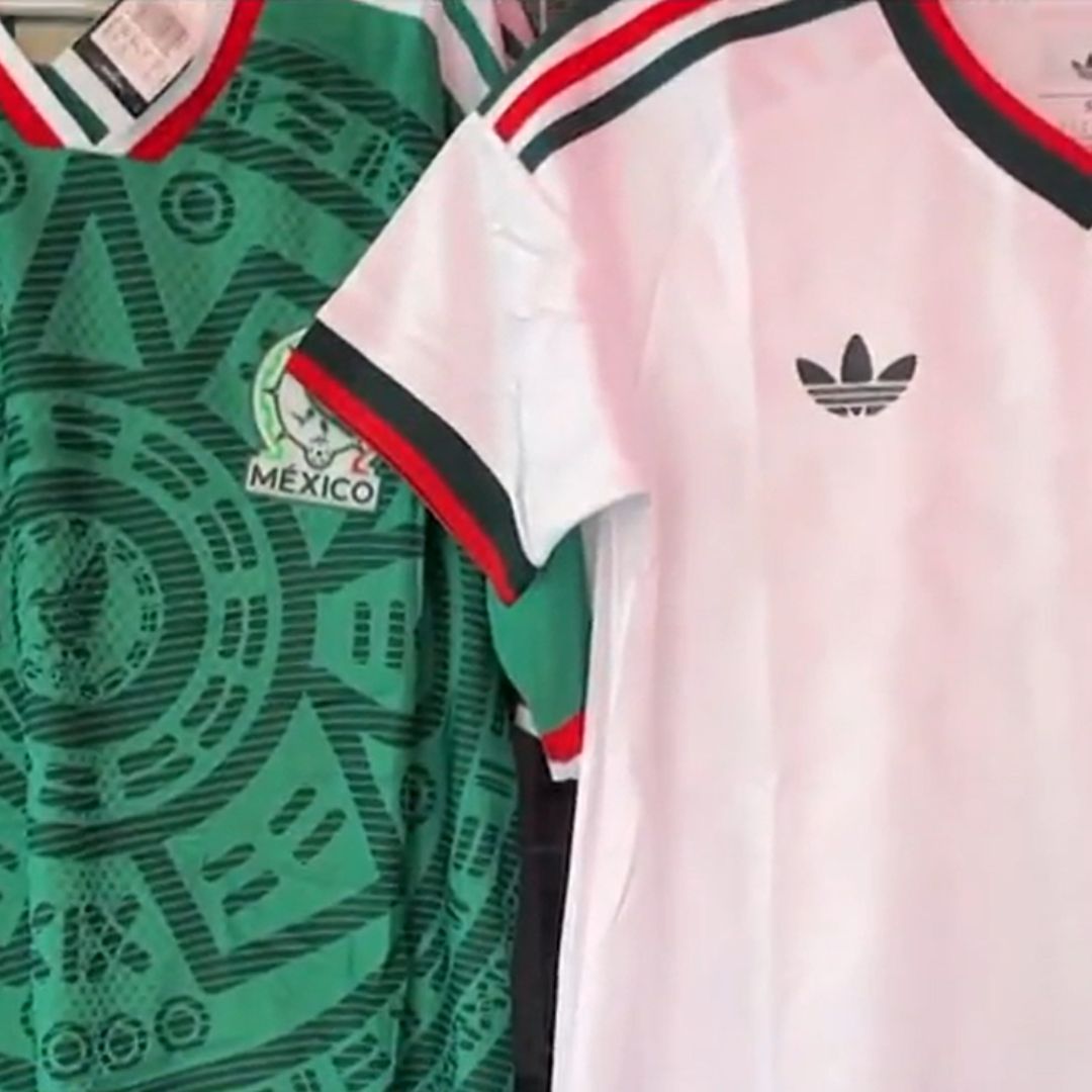 Playeras de local y visitante de la Selección Mexicana de futbol