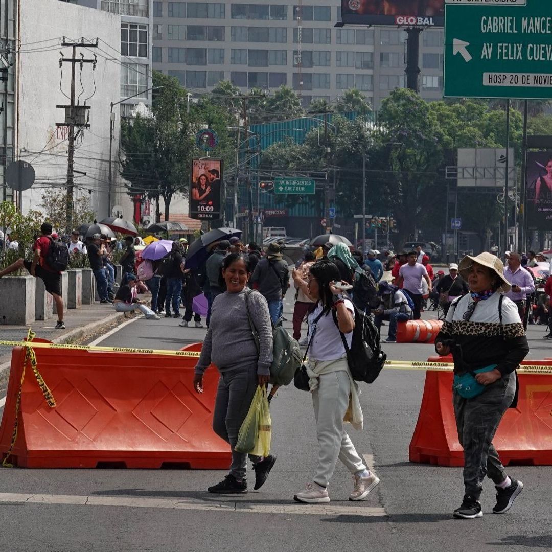 Bloqueo de la CNTE en CDMX