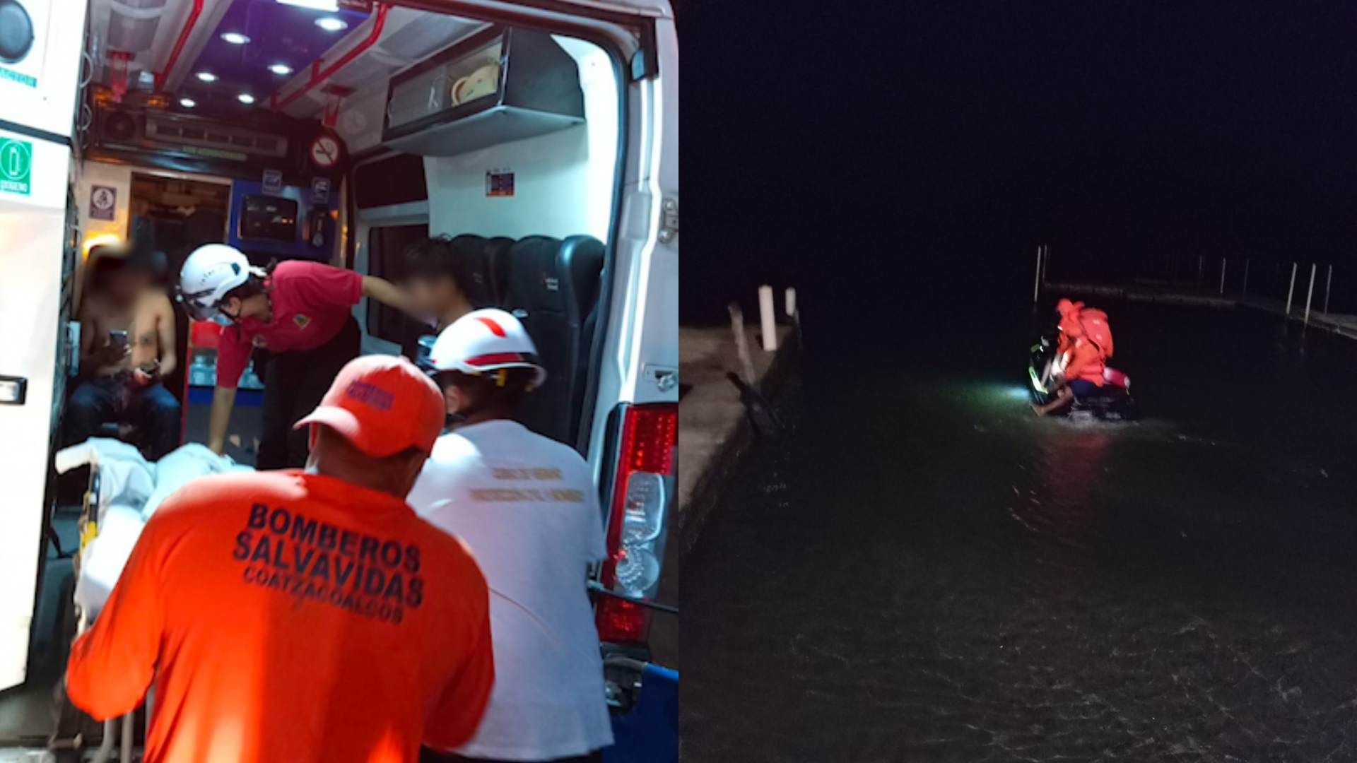 Rescatan a jóvenes