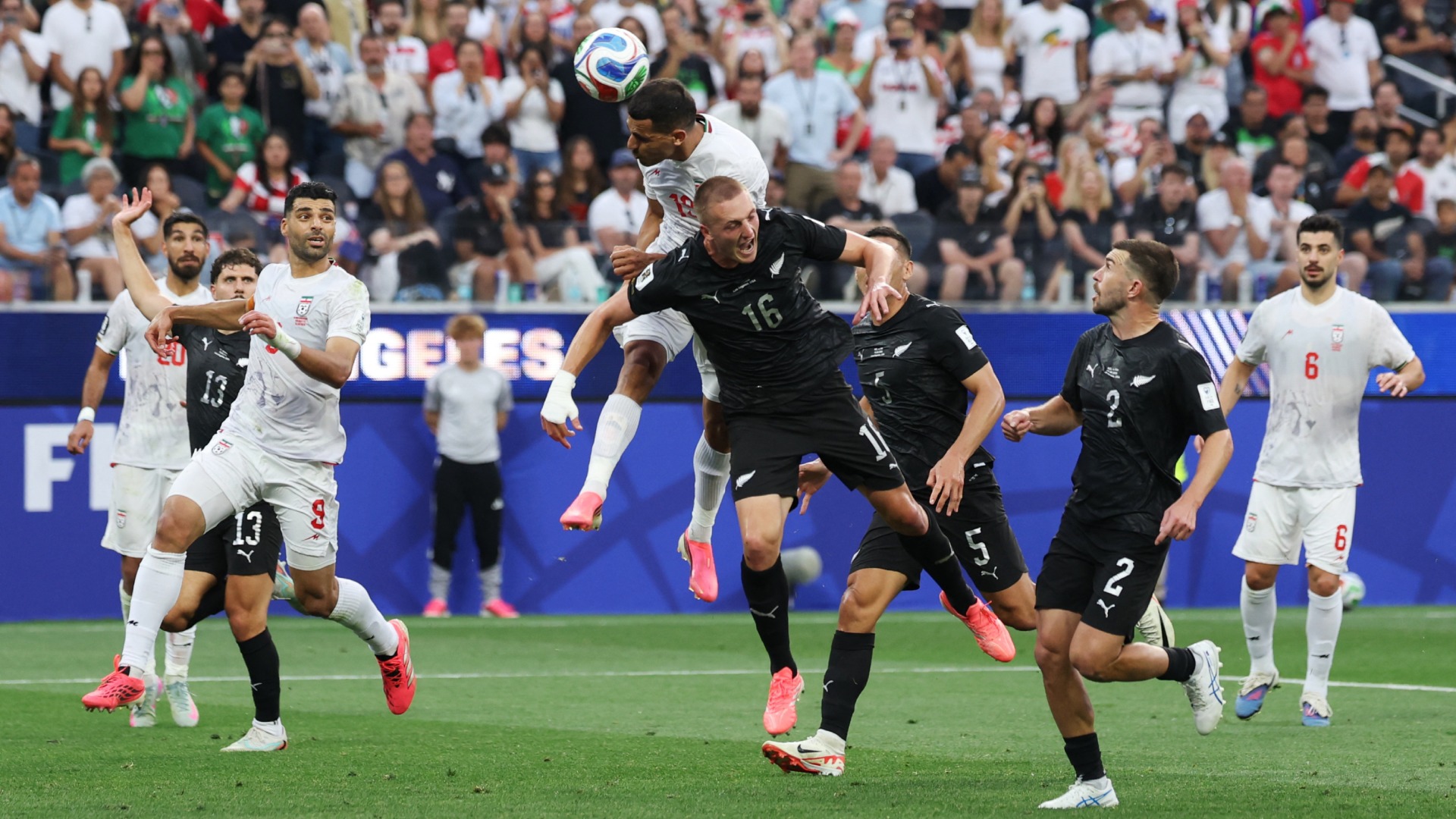 Nueva Zelanda se enfrentó a Irán este 15 de junio en partido del Grupo G en el Mundial 2026