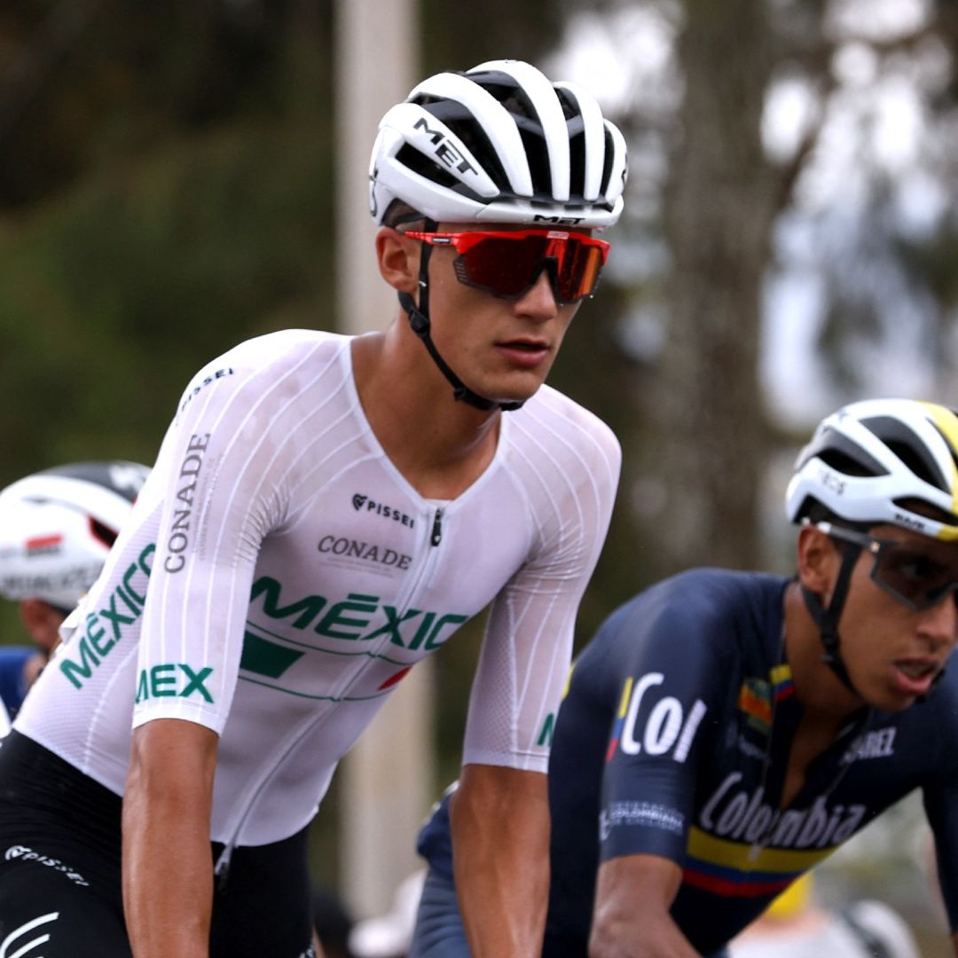 El ciclista mexicano Isaac del Toro