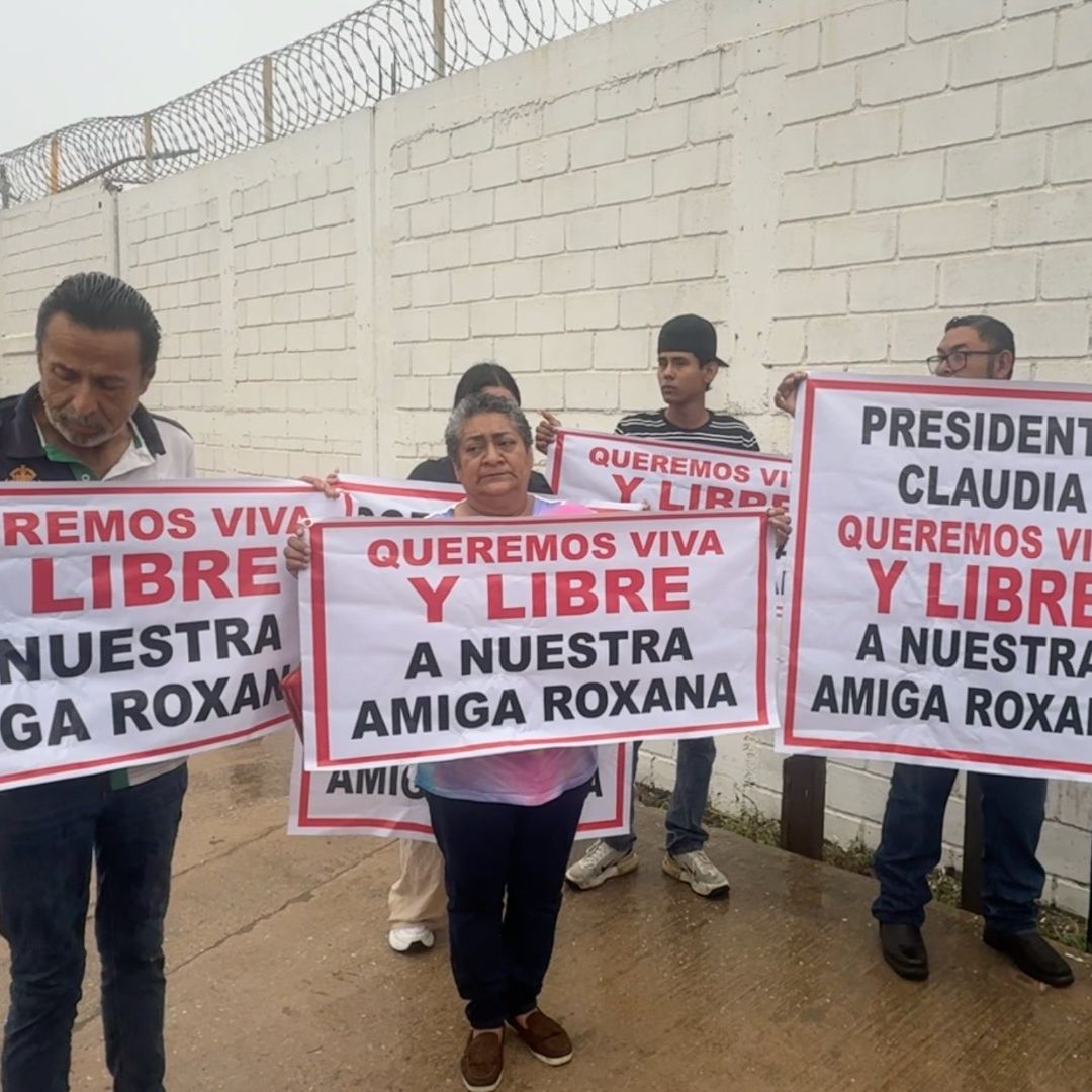 Manifestación familiares de Roxana