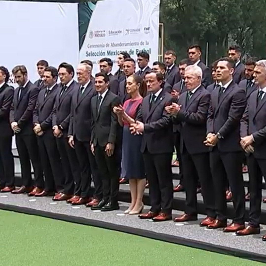 Ceremonia de abanderamiento de la Selección Mexicana de Futbol