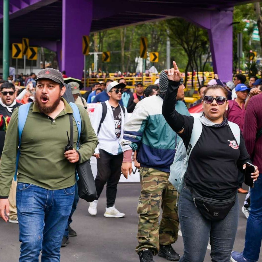 Protesta de la CNTE el 11 de junio de 2026 en la CDMX. Foto: Cuartoscuro | Archivo